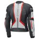 Held Street 3.0 Damen Motorrad Leder-Jacke weiss rot