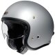 Shoei J.O Jethelm Einfarbig Matt Light Silver matt silber