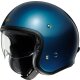 Shoei J.O Jethelm Einfarbig Laguna Blue blau