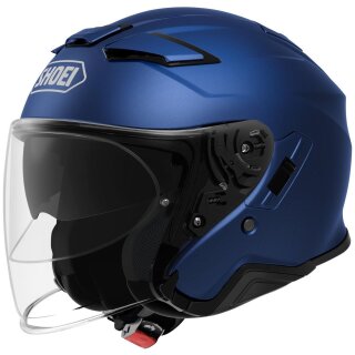 Shoei J-Cruise II Jethelm Einfarbig Matt Blue Metallic matt blau