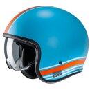 HJC V30 Senti Jethelm MC27SF matt blau orange weiss