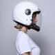 DMD ASR Motorrad Systemhelm Pearl White weiss