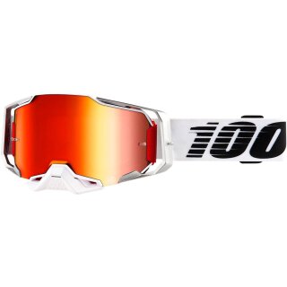 100% Armega Lightsaber Crossbrille verspiegelt Mirror Red