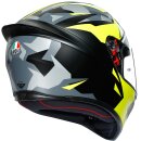 AGV K1 Replica Mir 2018 Integralhelm schwarz gelb grau