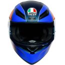 AGV K1 Power Helm Matt Dark Blue Orange White matt blau...