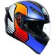 AGV K1 Power Helm Matt Dark Blue Orange White matt blau orange