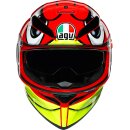 AGV K3 SV Birdy Integralhelm neon rot gelb weiss