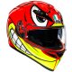 AGV K3 SV Birdy Integralhelm neon rot gelb weiss