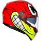 AGV K3 SV Birdy Integralhelm neon rot gelb weiss