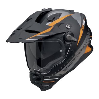 mattschwarz silber orange