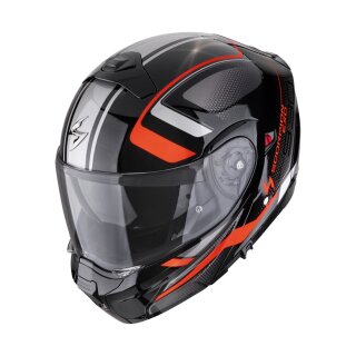 Metallic schwarz rot