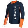 Navy blau orange