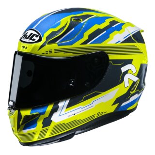 MC4H neongelb blau weiss